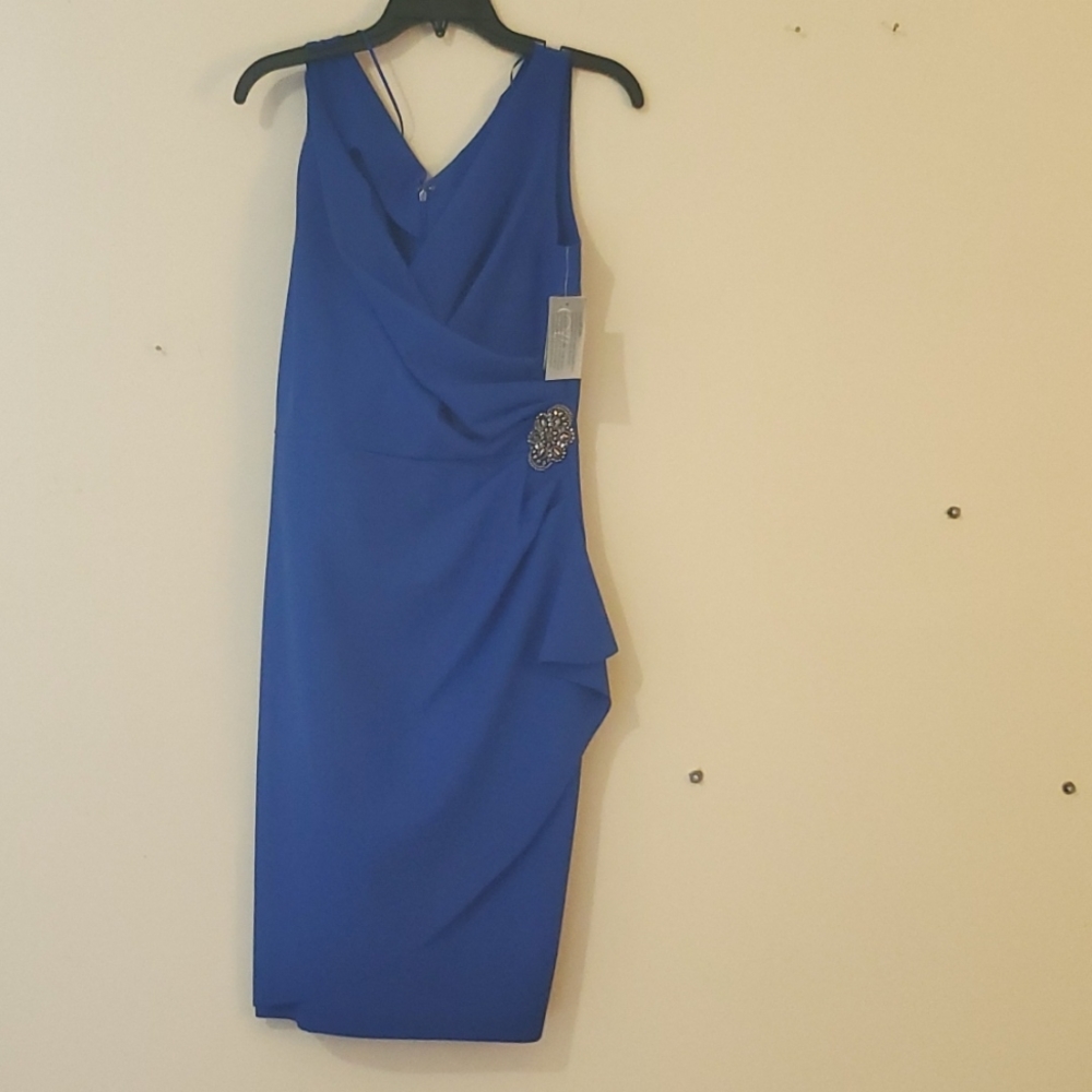 Gorgeous Royal Blue Cocktail Dress Womens Size 10 NWT